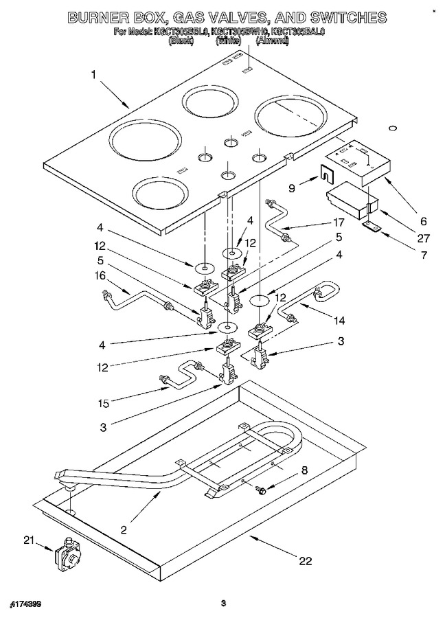 Diagram for KGCT305BWH0