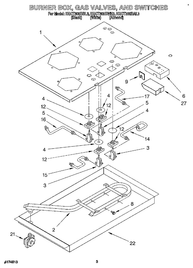 Diagram for KGCT305BWH3