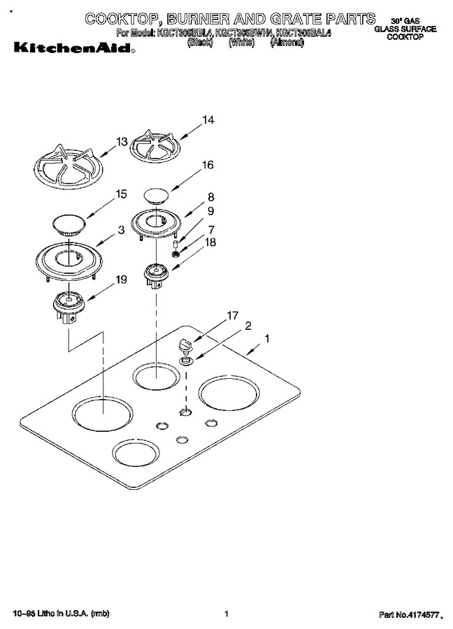 Diagram for KGCT305BBL4