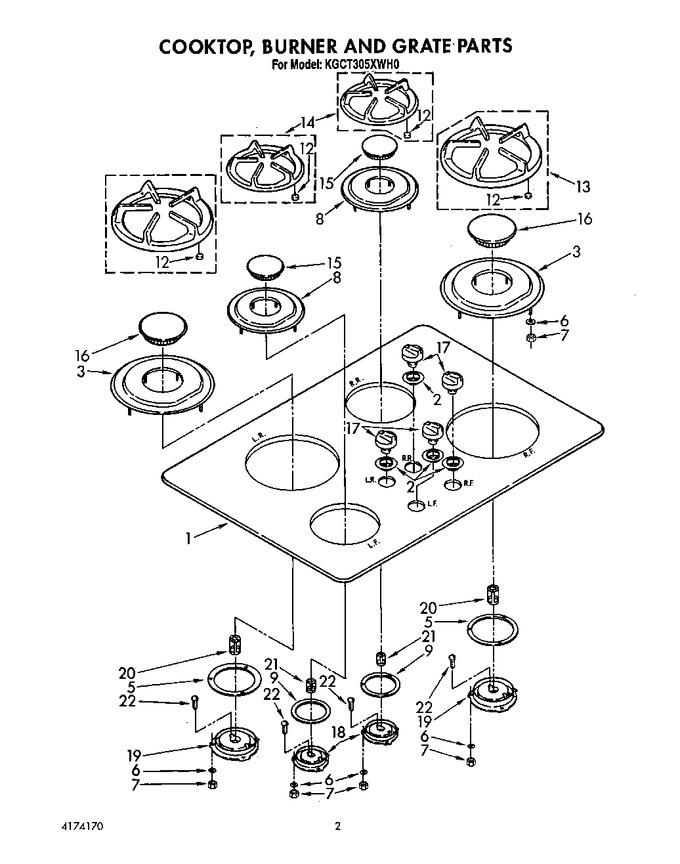 Diagram for KGCT305XWH0