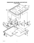 Diagram for 03 - Burner Box, Gas Valves, And Switches