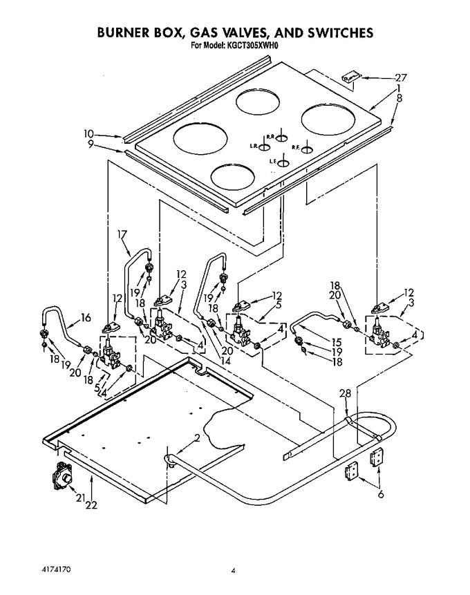 Diagram for KGCT305XWH0