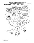 Diagram for 01 - Cooktop, Burner And Grate