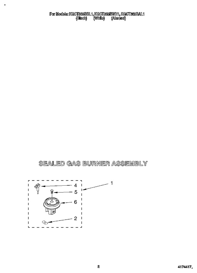 Diagram for KGCT365BBL1