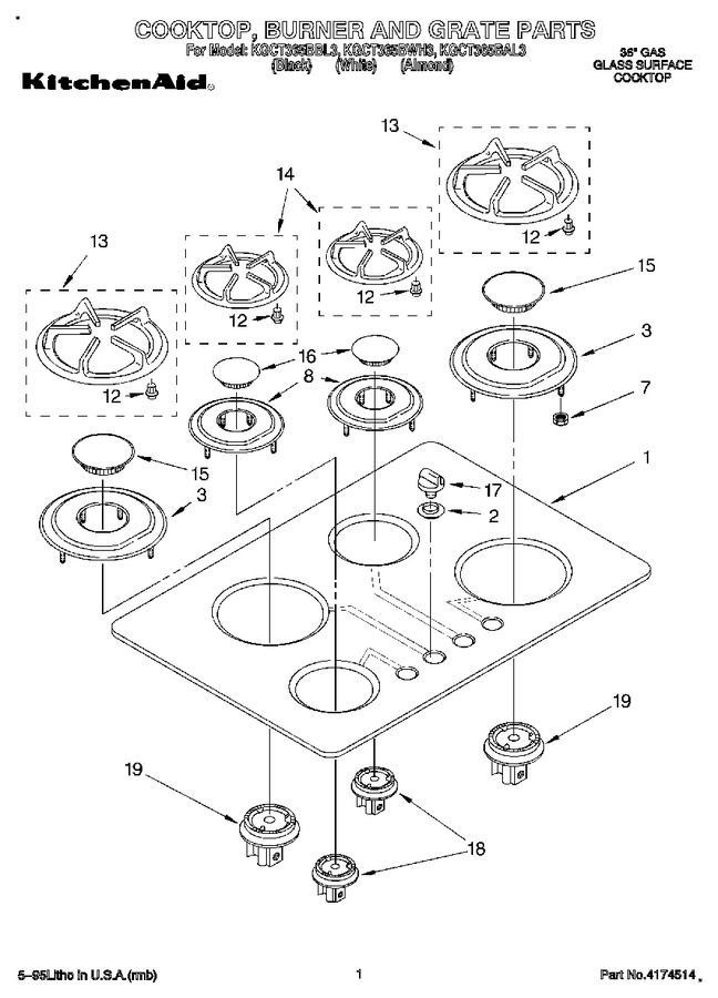 Diagram for KGCT365BAL3