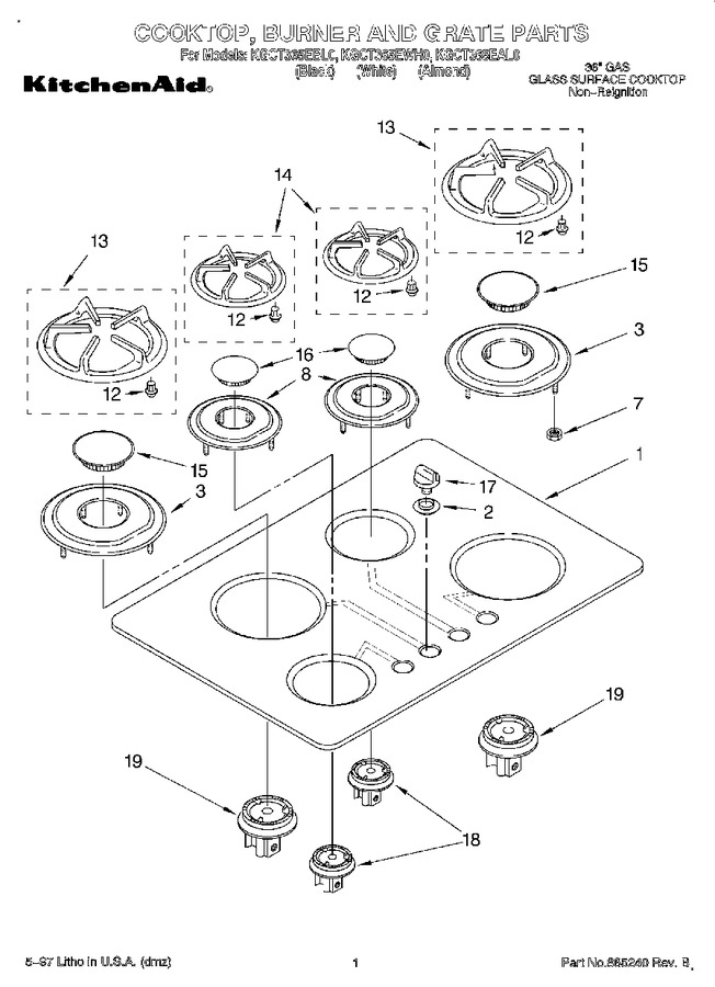 Diagram for KGCT365EAL0