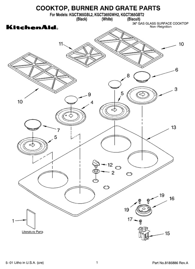 Diagram for KGCT365GWH2