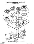 Diagram for 02 - Cooktop, Burner And Grate
