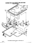 Diagram for 03 - Burner Box, Gas Valves, And Switches