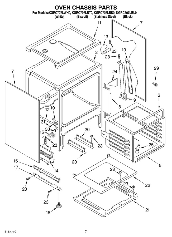 Diagram for KGRC707LWH0
