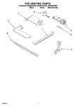Diagram for 05 - Top Venting Parts