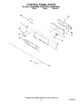Diagram for 09 - Control Panel Parts