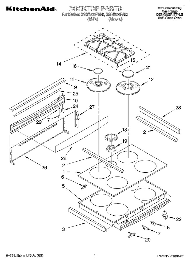 Diagram for KGRT500FAL2