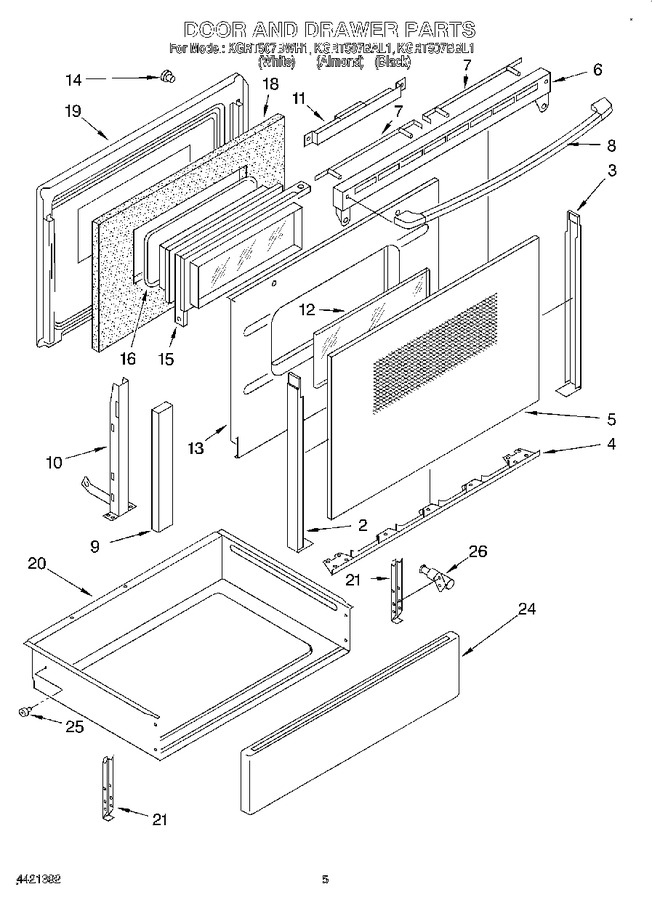 Diagram for KGRT507BWH1