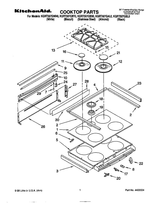 Diagram for KGRT507GBL0