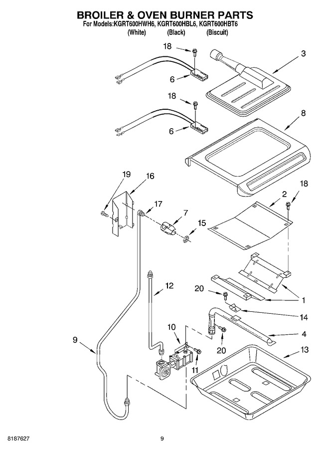 Diagram for KGRT600HWH6