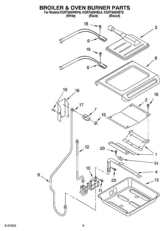 Diagram for KGRT600HBT8