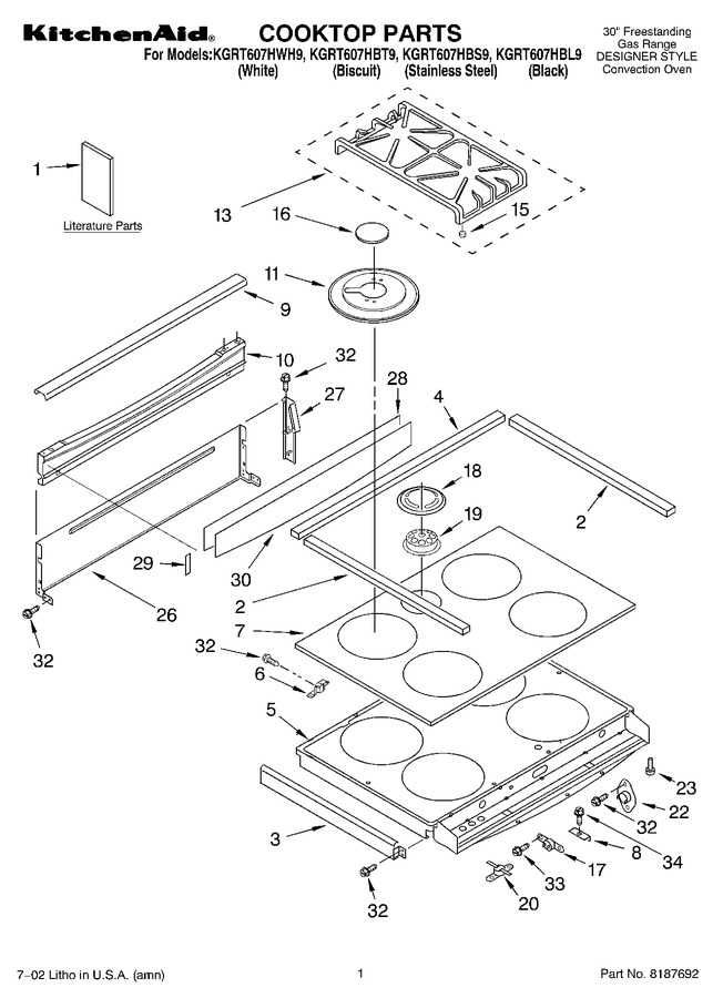 Diagram for KGRT607HWH9