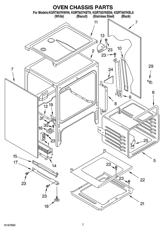 Diagram for KGRT607HBL9
