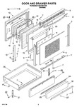 Diagram for 04 - Door And Drawer Parts