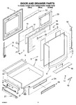 Diagram for 03 - Door And Drawer Parts