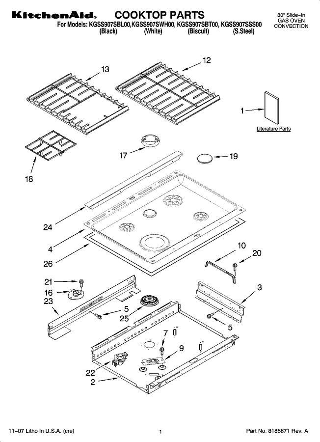 Diagram for KGSS907SBL00