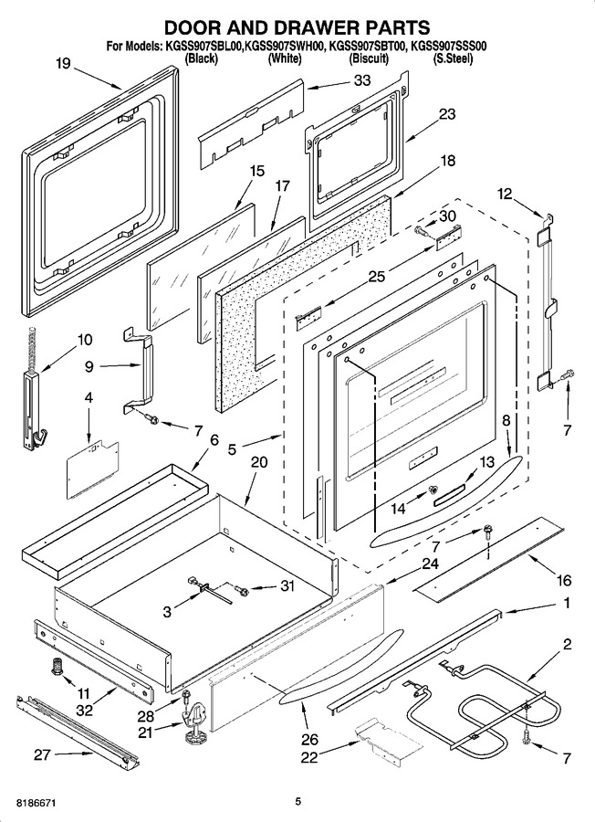 Diagram for KGSS907SBL00
