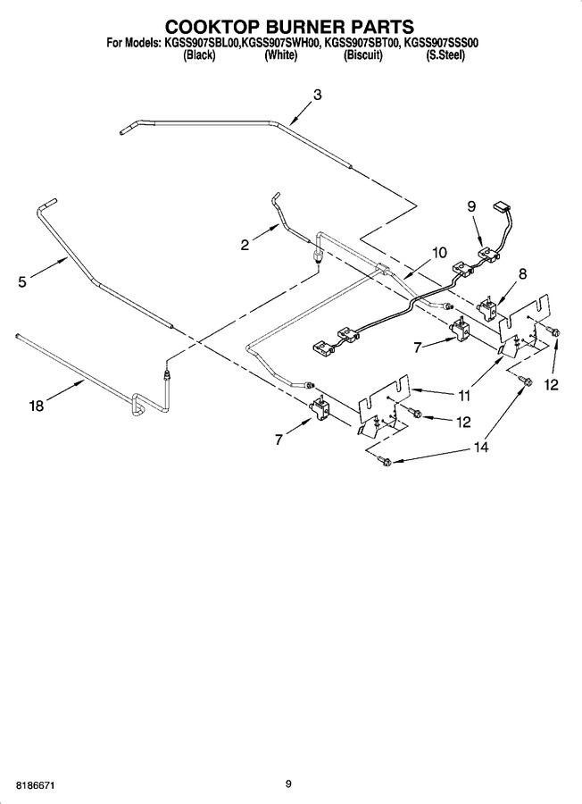 Diagram for KGSS907SBL00