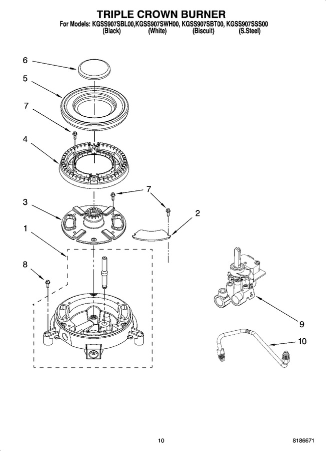 Diagram for KGSS907SWH00