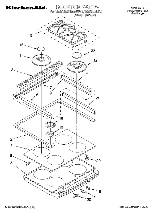 Diagram for KGST300FWH0