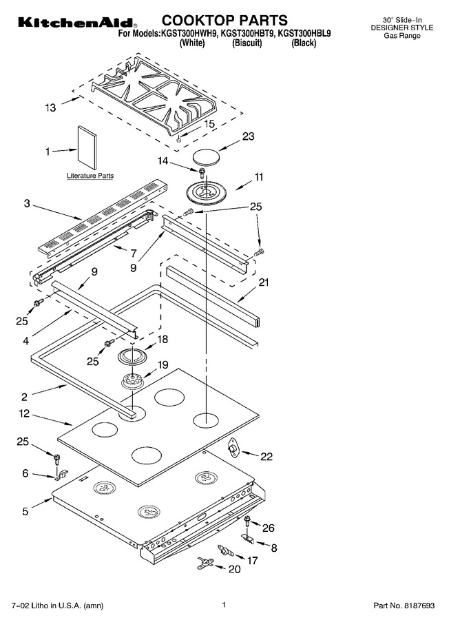 Diagram for KGST300HBL9