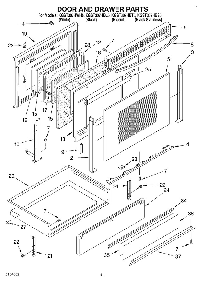 Diagram for KGST307HWH5