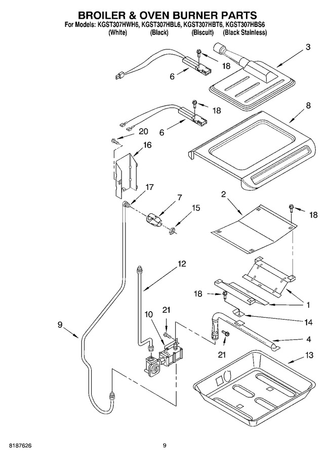 Diagram for KGST307HBL6