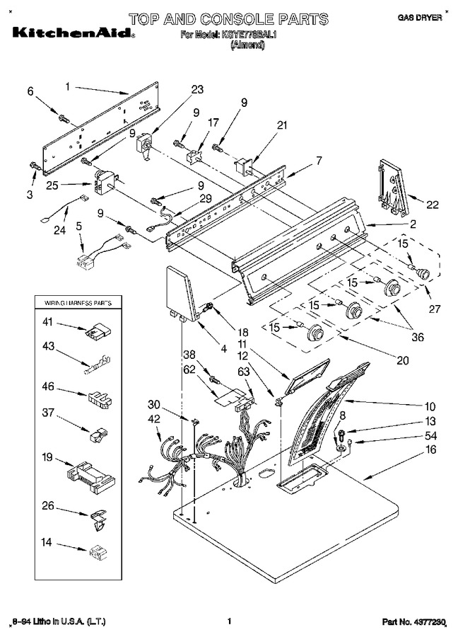 Diagram for KGYE778BAL1