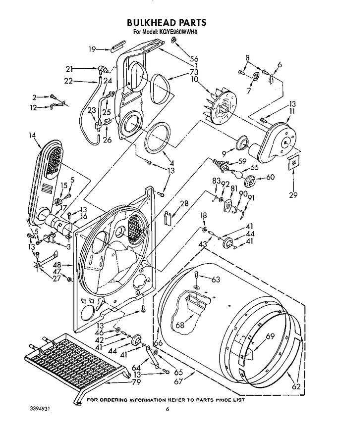 Diagram for KGYE960WAL0