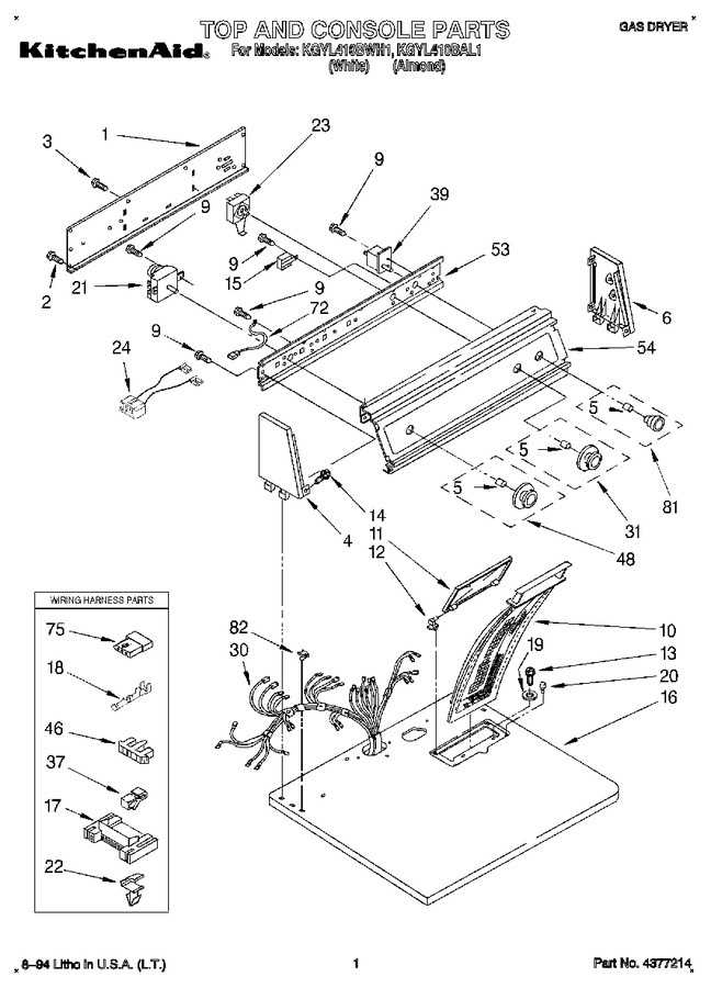 Diagram for KGYL410BAL1