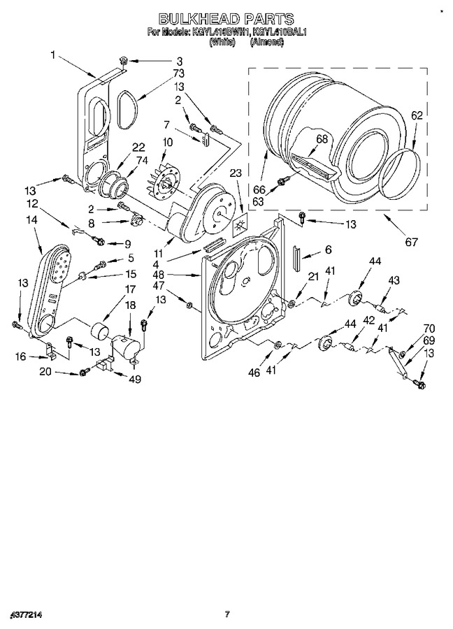 Diagram for KGYL410BAL1
