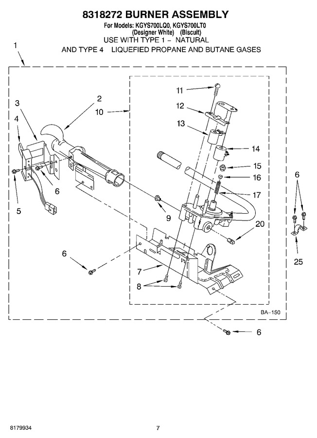 Diagram for KGYS700LT0