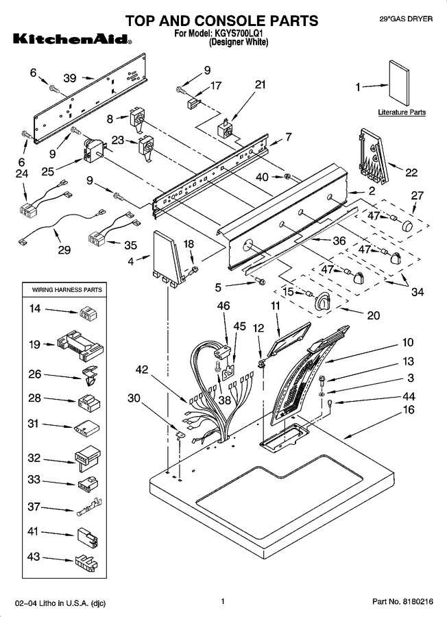 Diagram for KGYS700LQ1