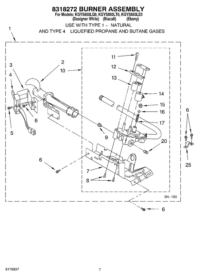 Diagram for KGYS850LQ0