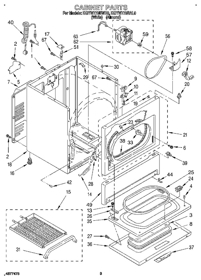 Diagram for KGYW770BAL0