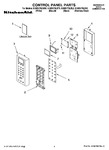 Diagram for 01 - Control Panel Parts