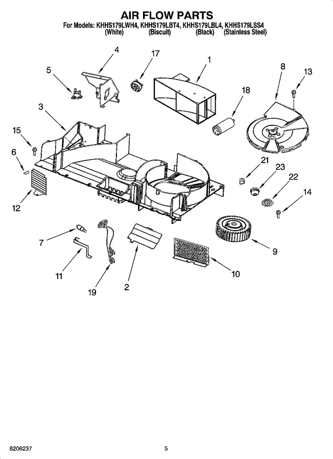 Diagram for KHHS179LWH4