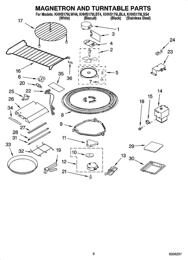 Diagram for KHHS179LWH4