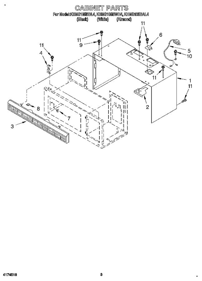 Diagram for KHMS105BWH4