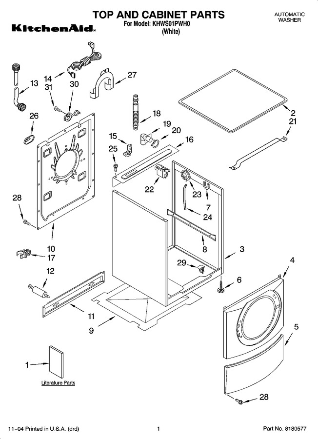 Diagram for KHWS01PWH0