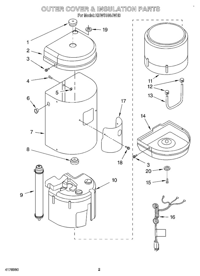 Diagram for KHWS160JER0