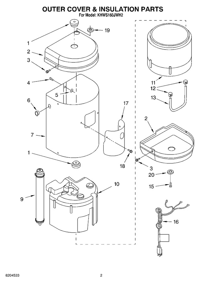 Diagram for KHWS160JAL2