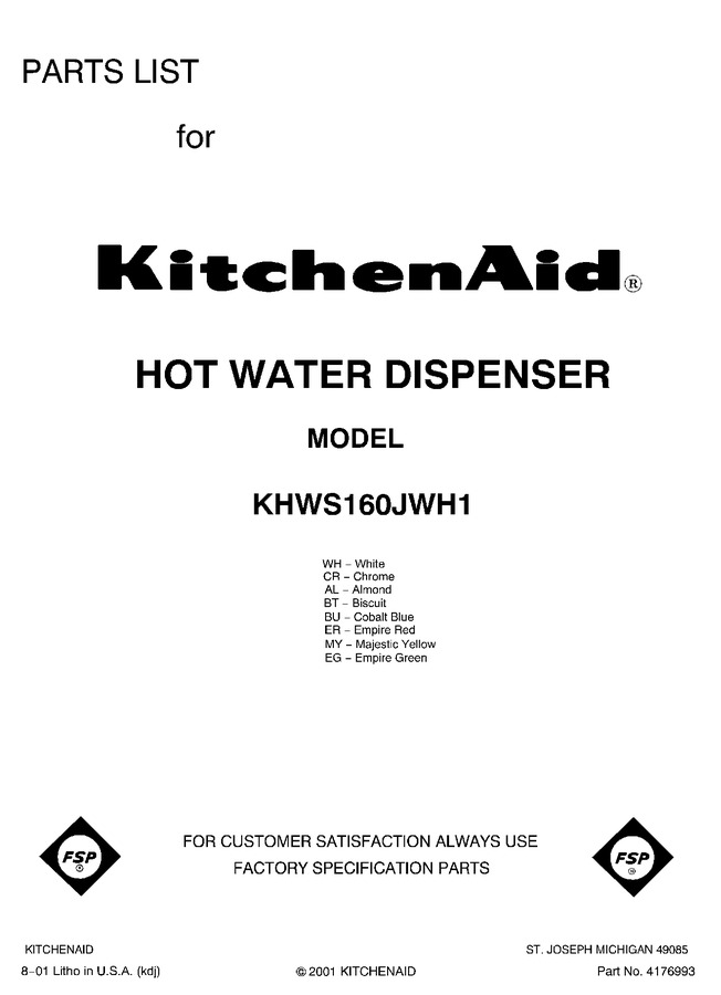 Diagram for KHWS160JWH1