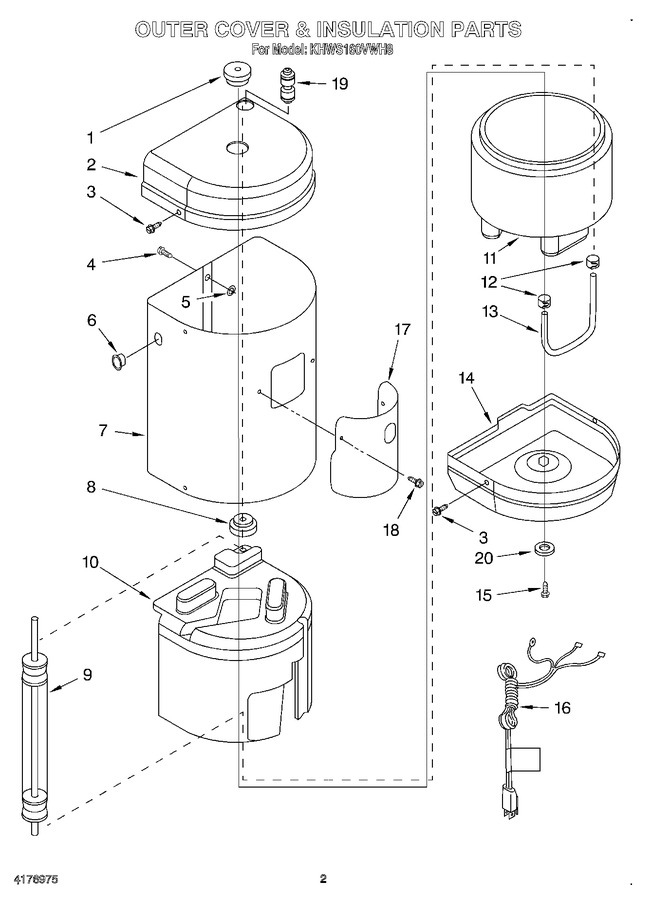 Diagram for KHWS160VCR8